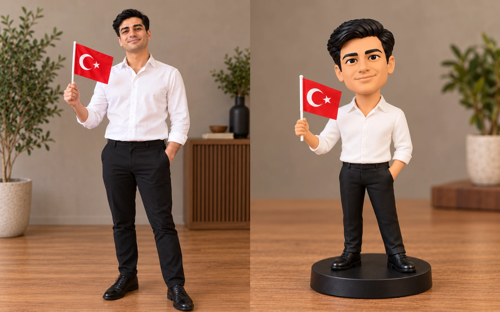 29 Ekim: kurgusal referans fotoğrafı ve ondan esinlenen temsili figür tasarımı