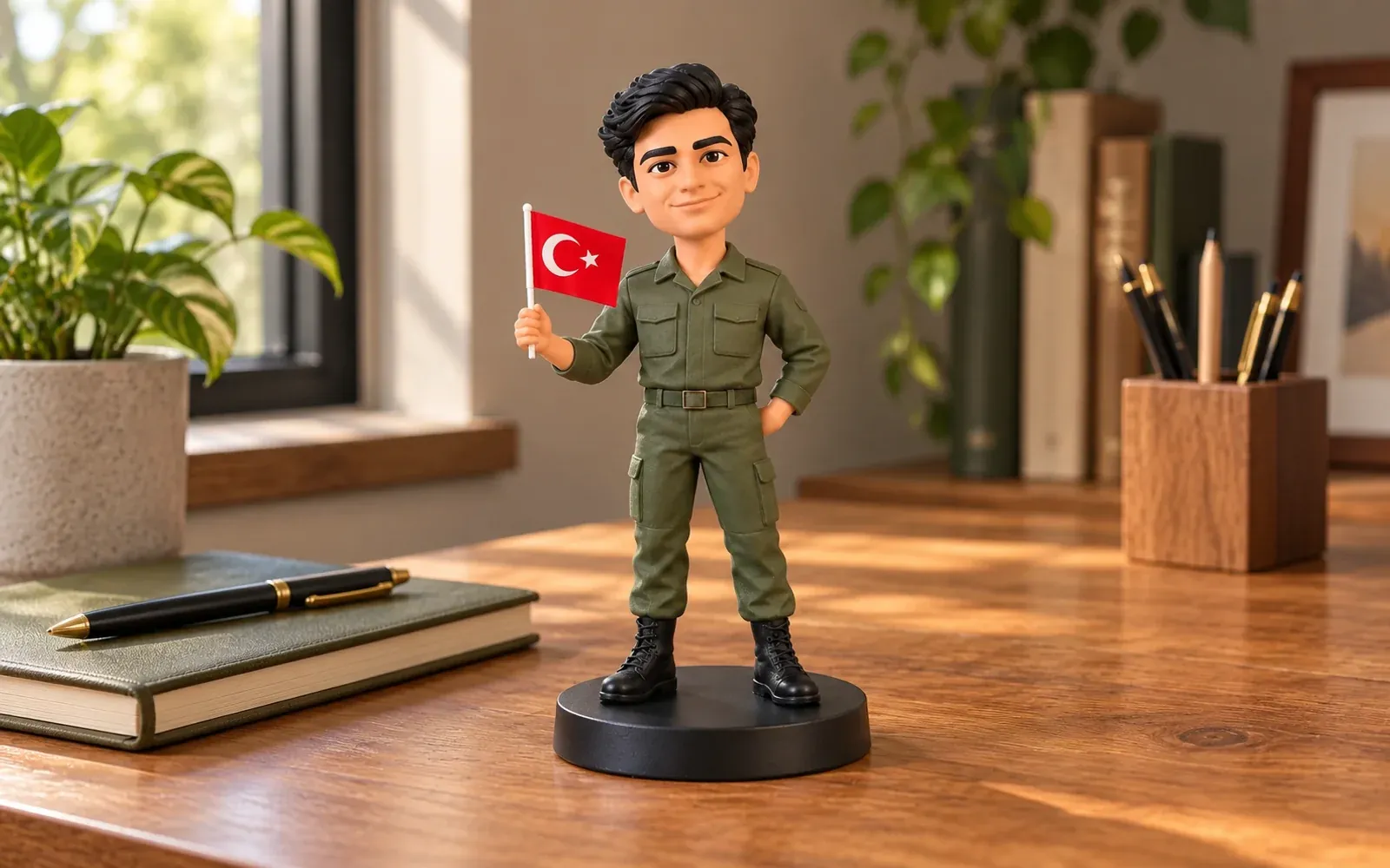 Atölyede tamamlanan figür evinde — temsili görsel